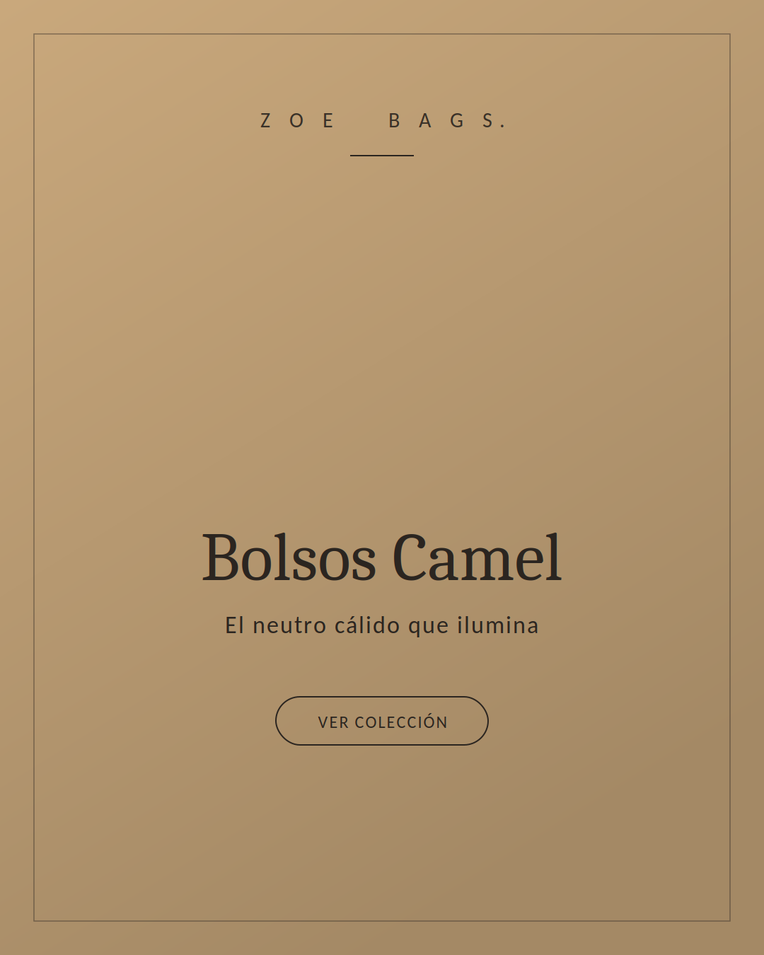 Bolsos camel Zoe.Bags