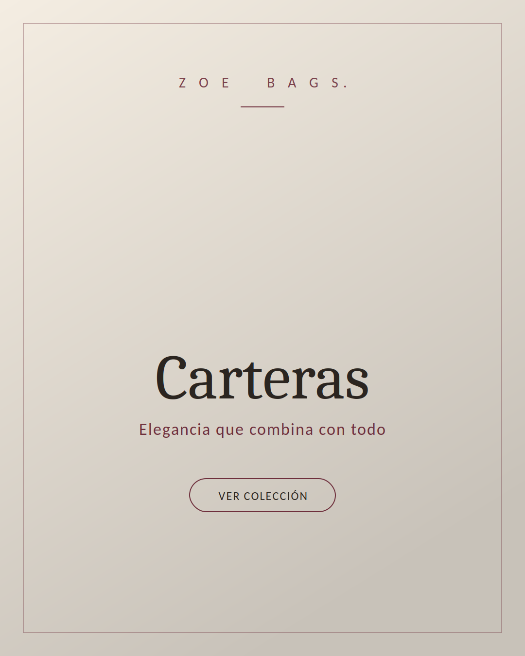 Cartera Zoe.Bags
