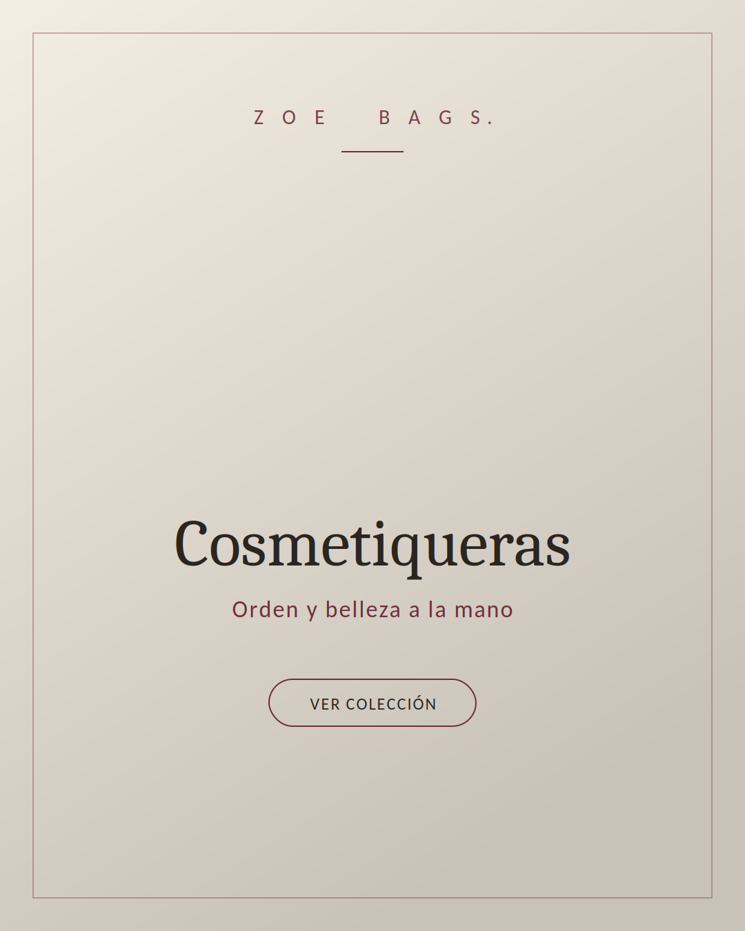 Cosmetiquera Zoe.Bags