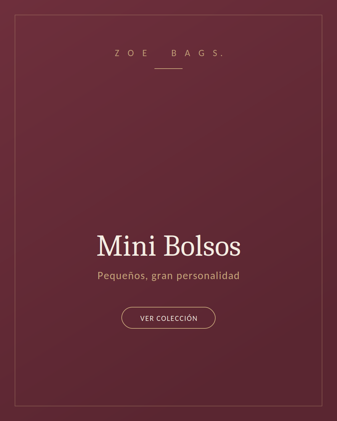 Mini bolso Zoe.Bags