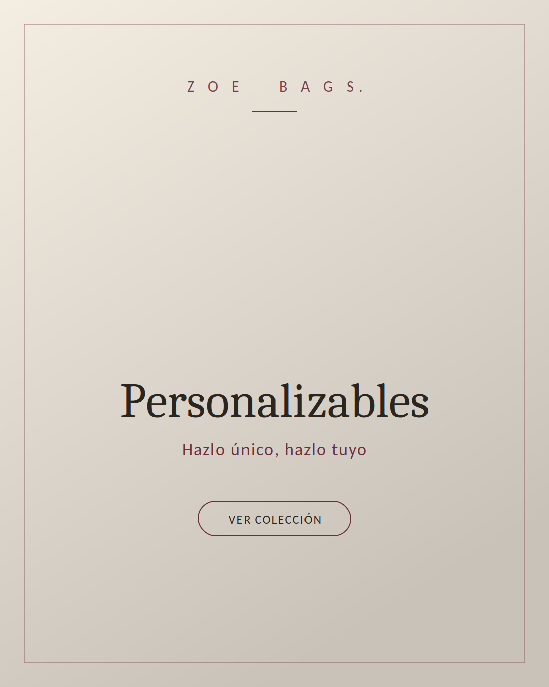 Bolsos personalizables Zoe.Bags