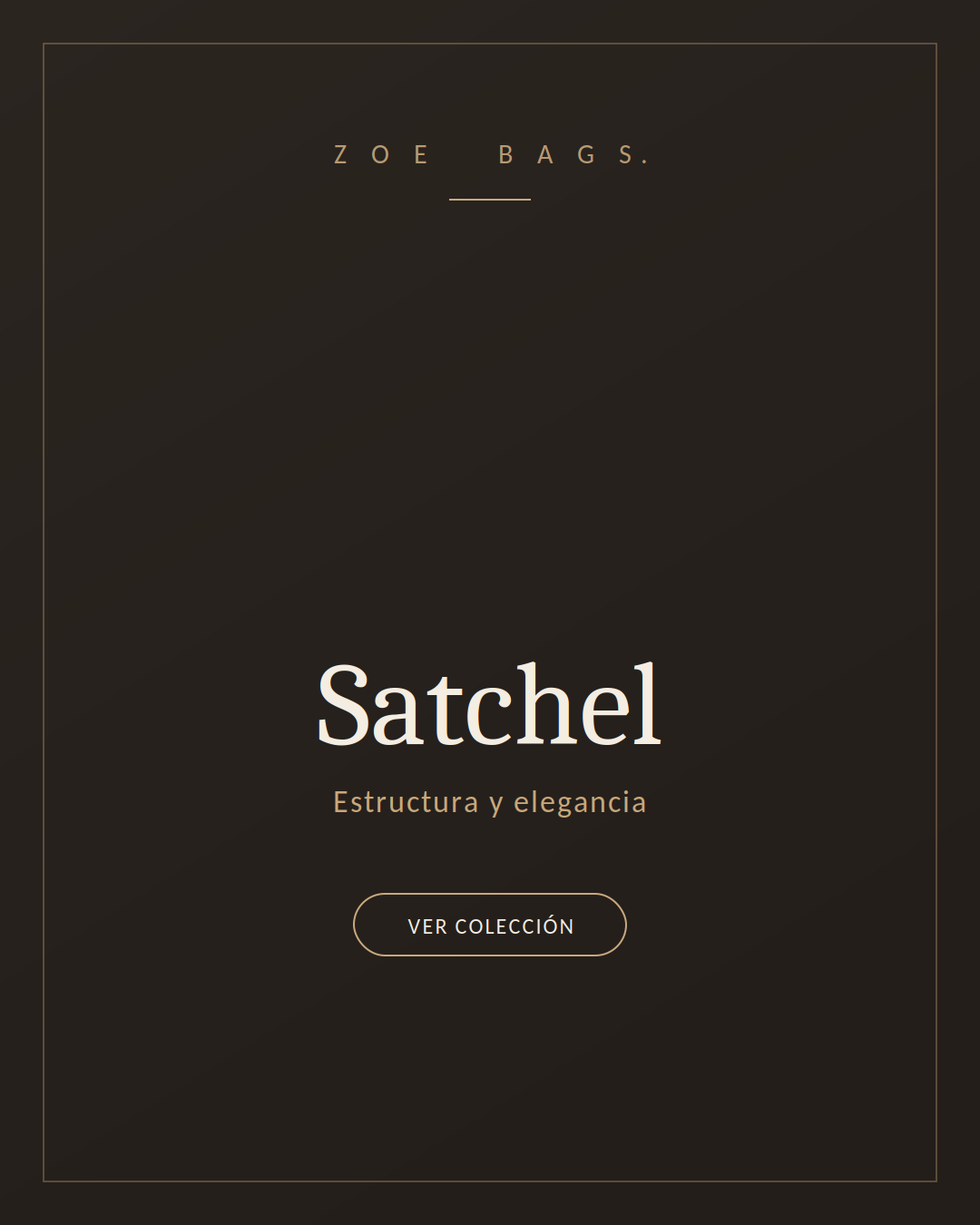 Bolso satchel Zoe.Bags