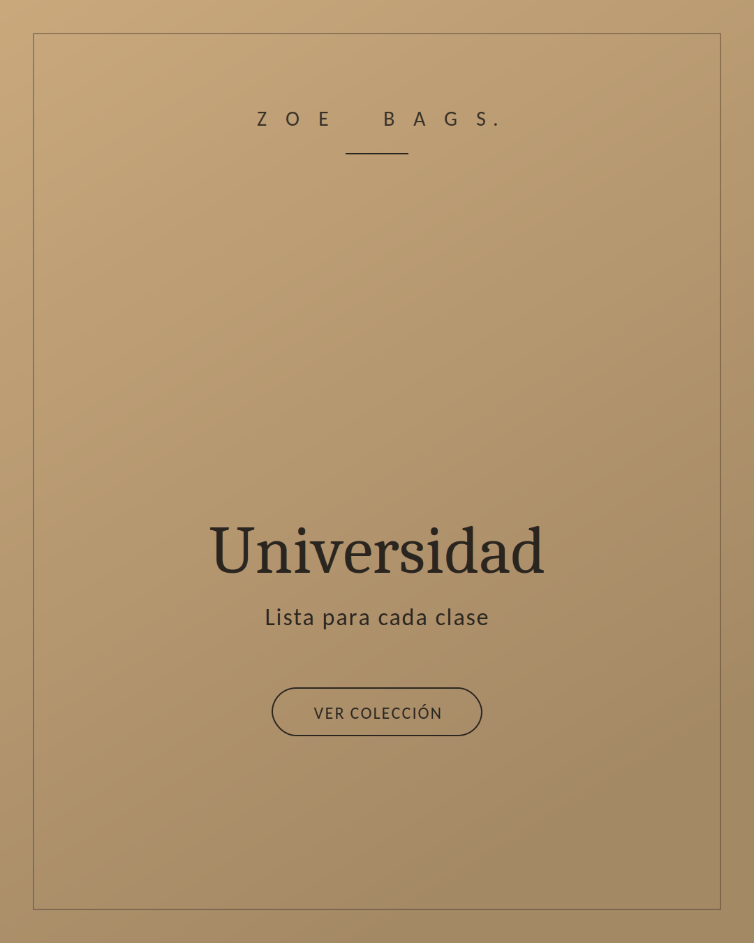 Bolsos para la universidad Zoe.Bags