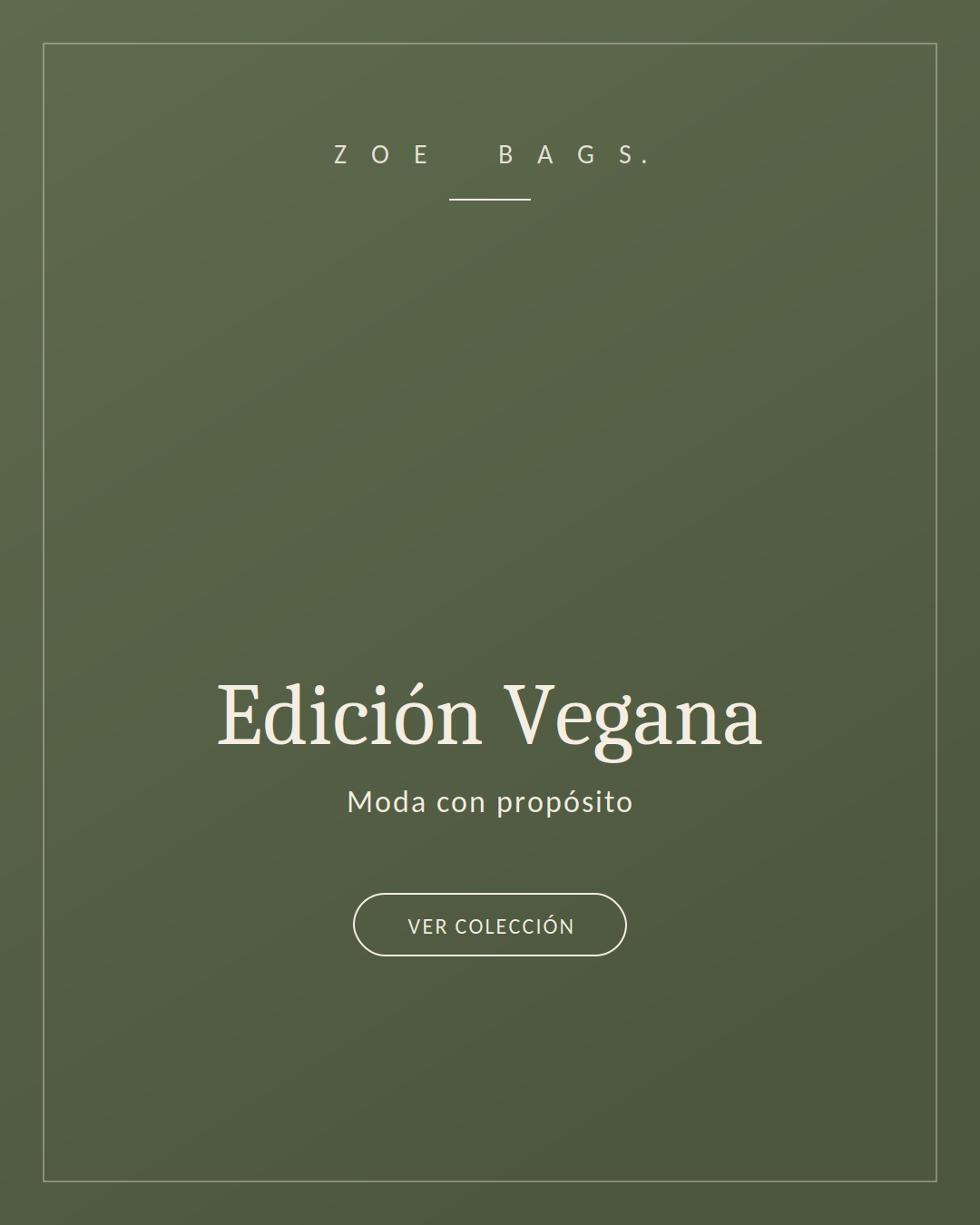Edición vegana Zoe.Bags