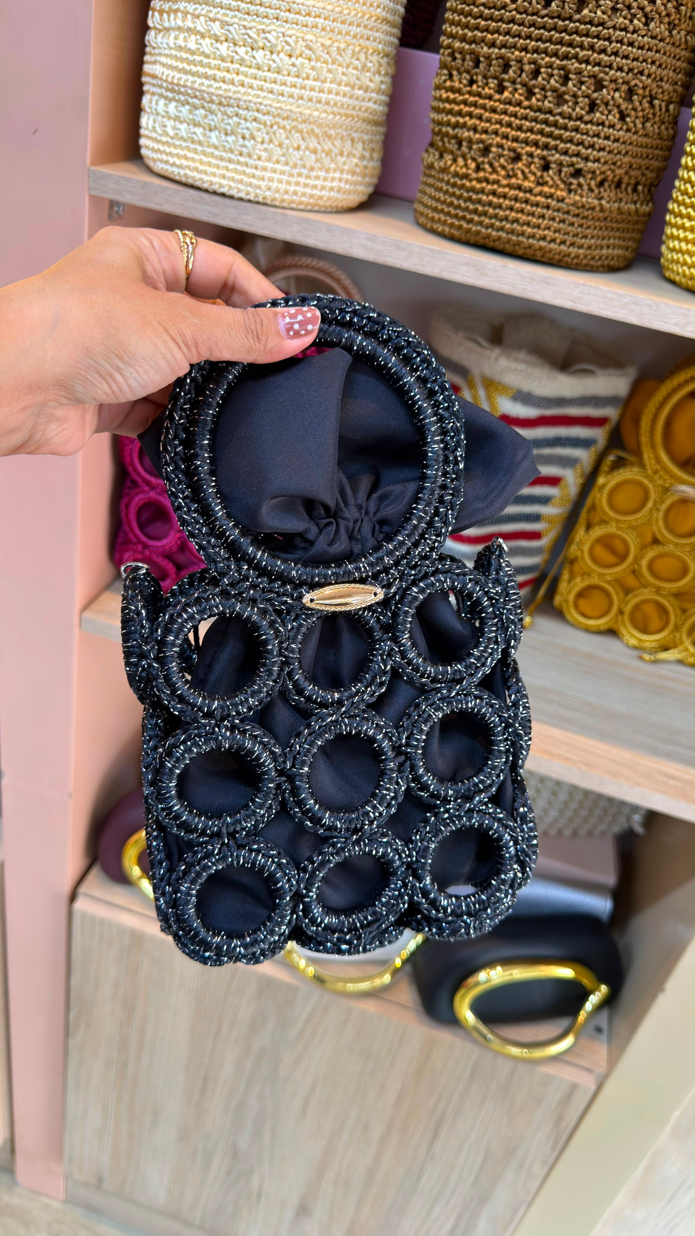 Bolsa tejida elegant