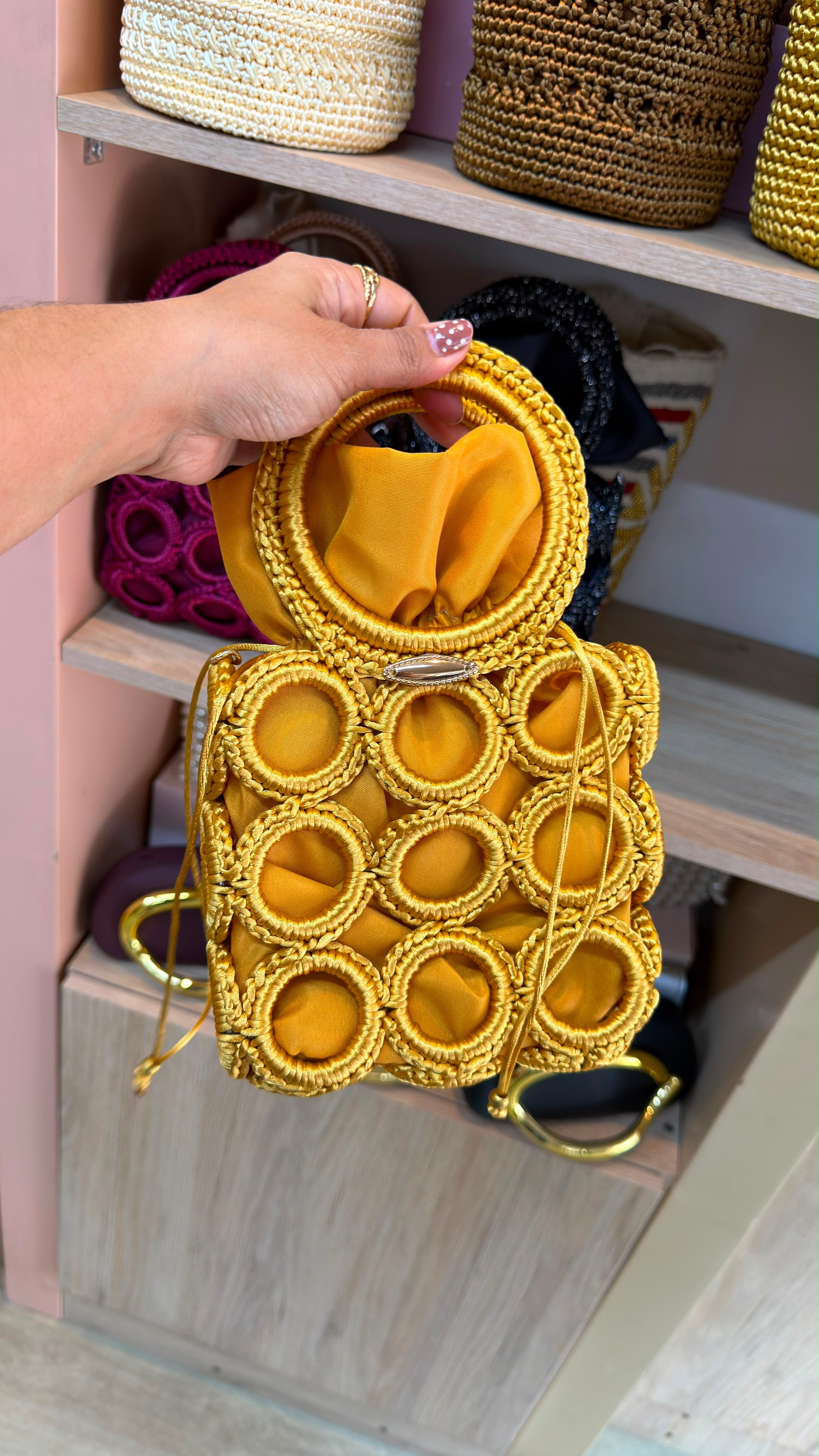 Bolsa tejida elegant