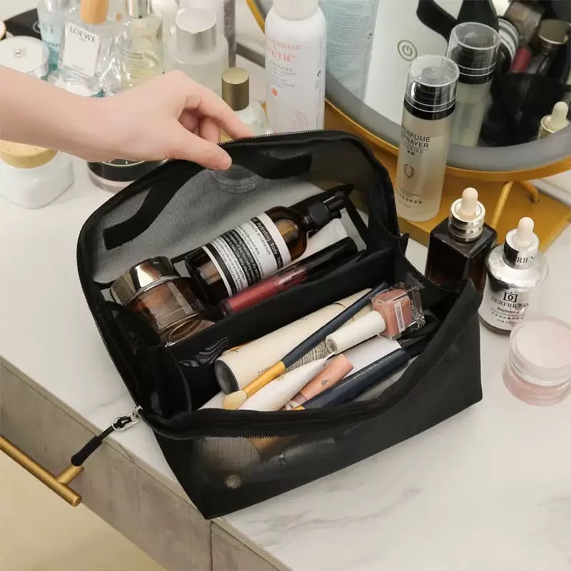 Cosmetiquera de malla