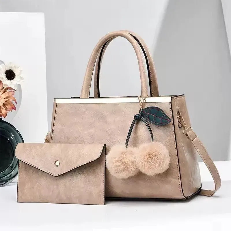 Bolso Valentina Set X2 Beige