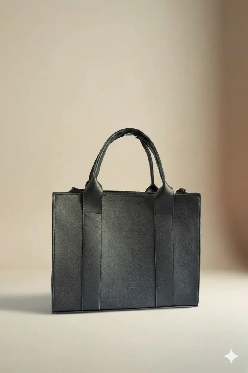 Tote Vegano en cuerina ecológica