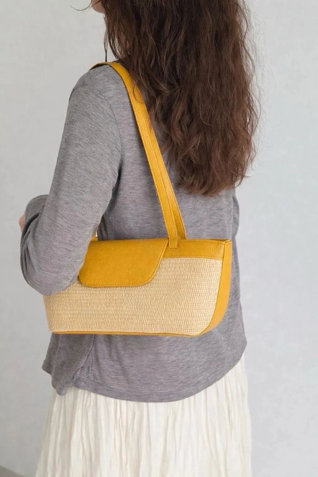 Bolso Bandolera Mila con mostaza