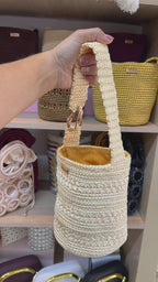 Mochilas de mano tejidas